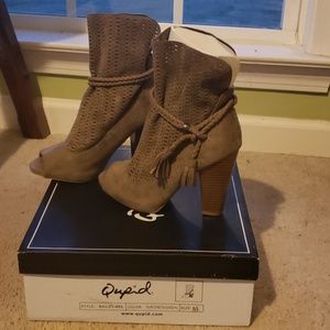 Suede PU Booties